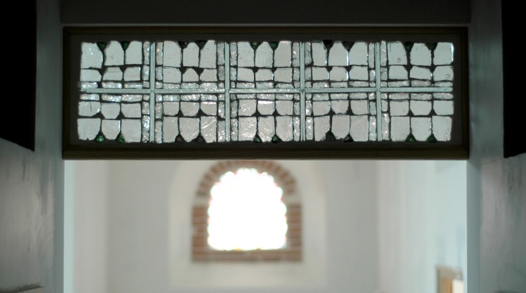 Vitrail dalle de verre, blanc - habitation privée | Matthieu Gasc